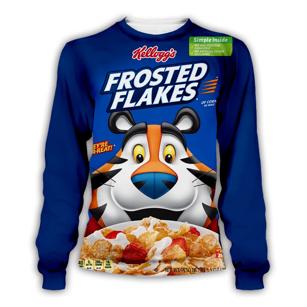 

Tessffel Food Candy Snacks Sauce Funny Sweatshirt Pullover Long Sleeve Tracksuit 3DPrint Casual Streetwear Hoodies Men/Women A21