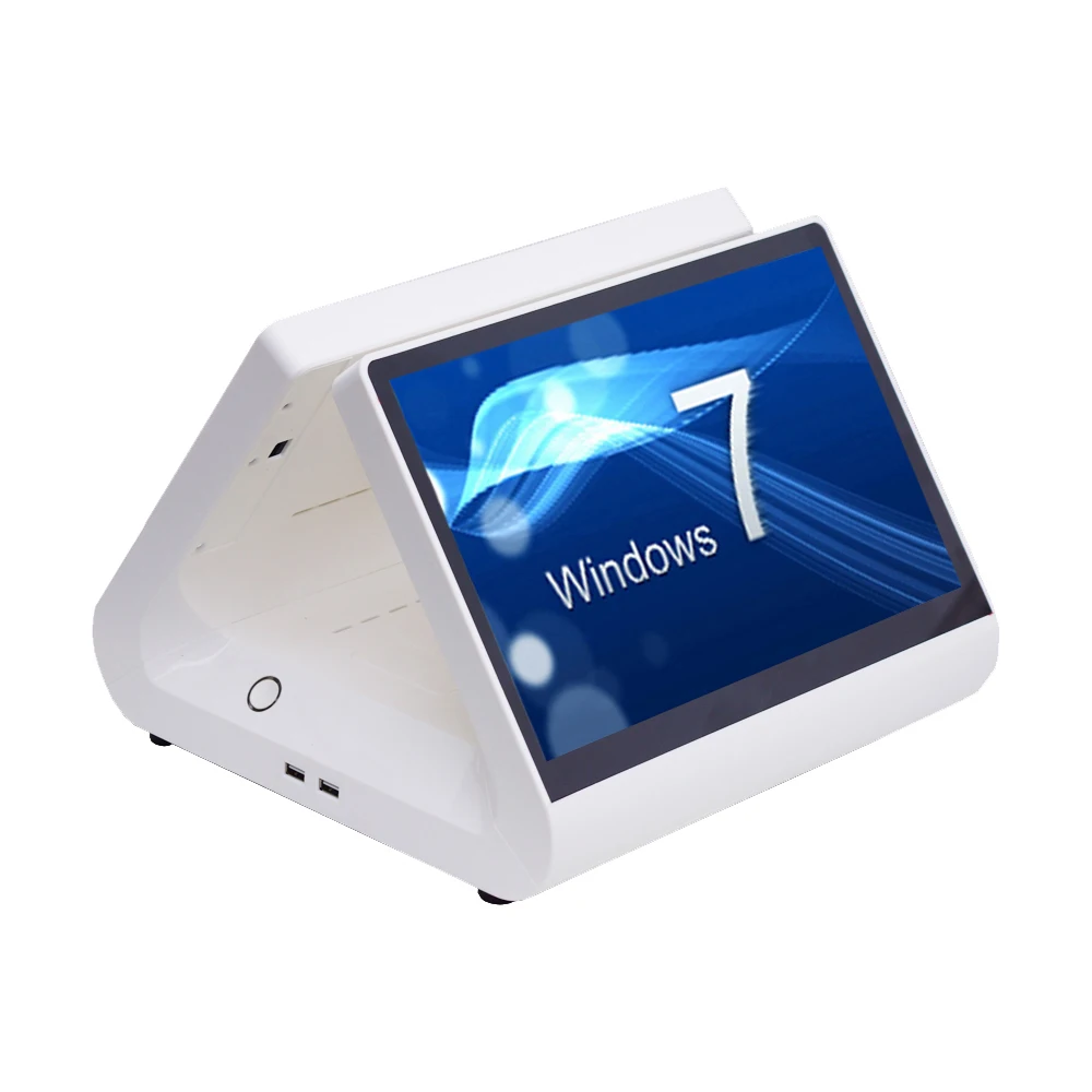 China 12inch dual touch screen pos all in one for sale smart terminal | Компьютеры и офис