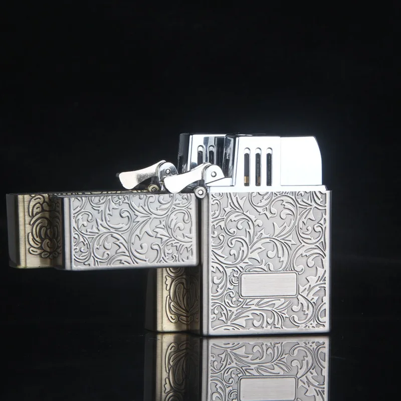 

Carved Pattern Retro Classic Straight Into The Lighter Smoke Accesoires Regalos Para Hombre Originales Lighters Smoking Briquet