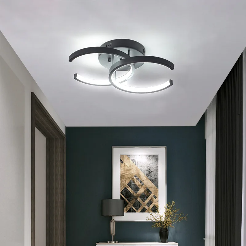 

Led Aisle Light Modern Creative Aisle Corridor Living Room Entrance Hallway Aluminum Cloakroom Balcony Room Decoration Bedroom