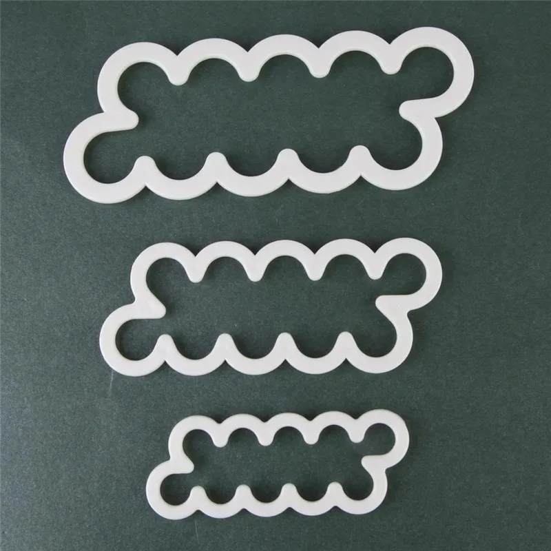 

3Pcs/set 3D Rose Petal Flower Shaped Cutter Maker Cake Mould Fondant Cake Decorating Mould Sugar Craft Mould DIY Baking Tool