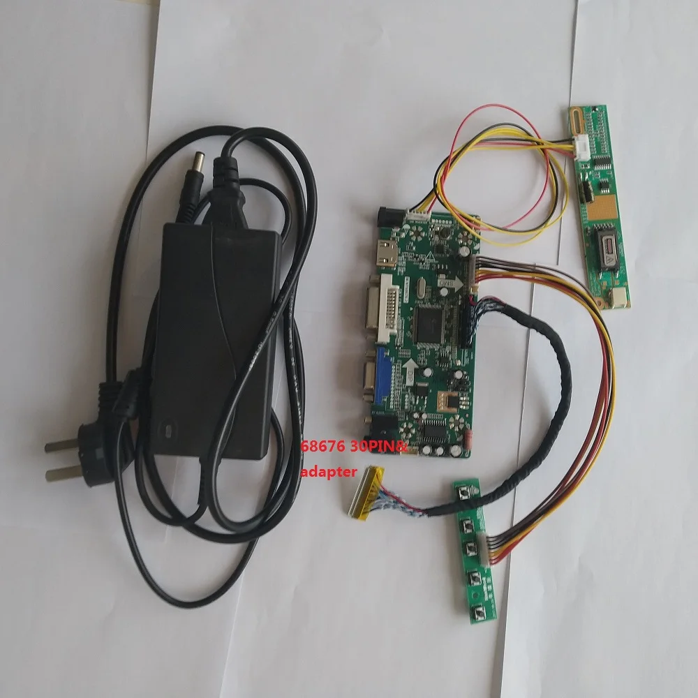 Новый комплект для ЖК экрана Универсальный совместимый NT68676 (HDMI + DVI VGA) плата