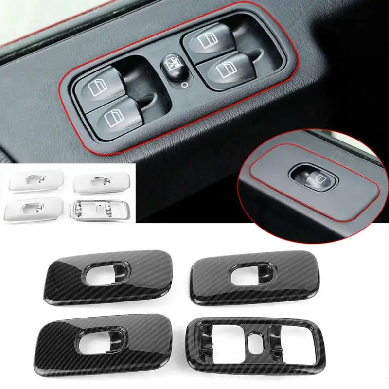 Крышка переключателя стеклоподъемника 4 шт. декоративная отделка подходит для