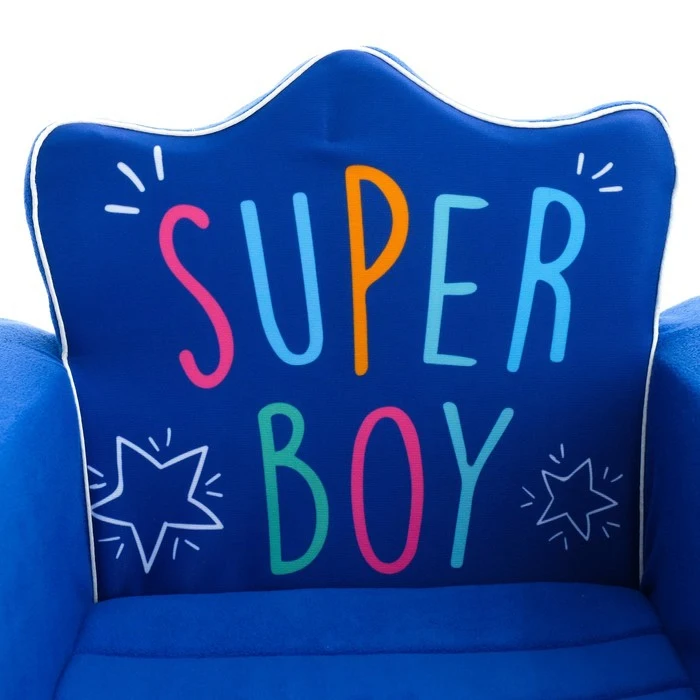 Мягкая игрушка-кресло Super Boy цвет синий | Мать и ребенок