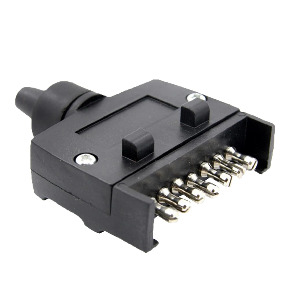 12 В 7 контактов плоский прицеп светильник штепсельная вилка фургон грузовик RV