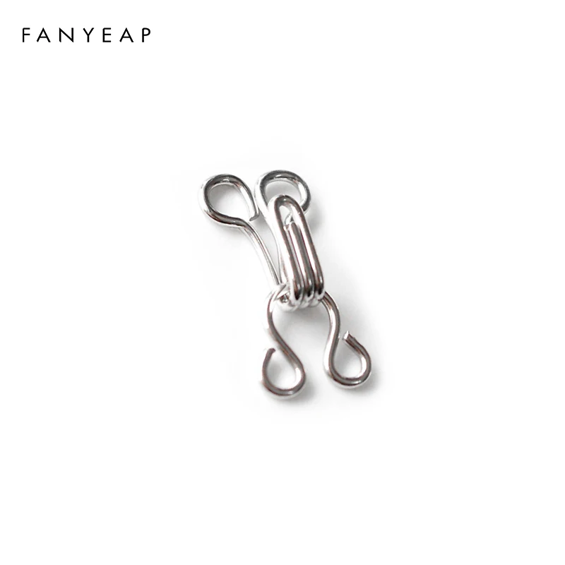 

Hidden Button Combined Buttons Metal Hook Buckle Collar Hook Though Cable Collar Hook Clasp Buckle accessories