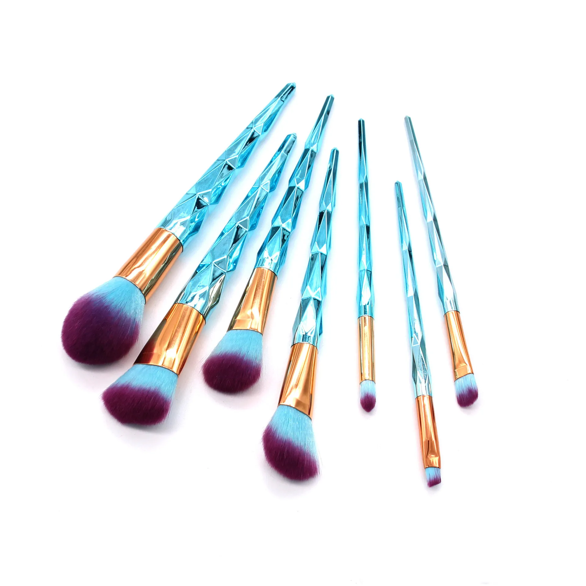 Набор кистей для макияжа 7/12/15 красочный инструмент с алмазной ручкой набор
