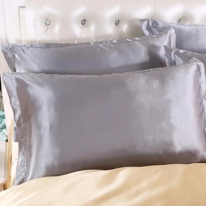 Роскошный Шелковый атласный комплект постельного белья 4 шт. Комплект