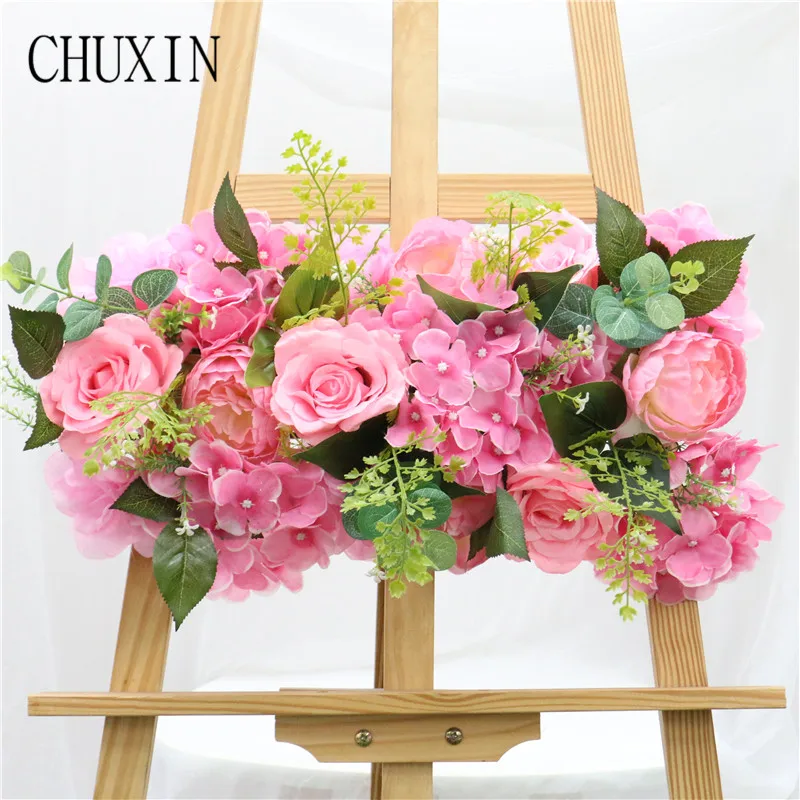 Цветочная дорожка для свадьбы ряд цветов шелк искусственный цветок роза