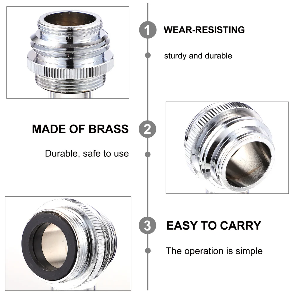 

2 Sets/14 Pcs Adapter Brass Adapter Set to Connect Water Filter