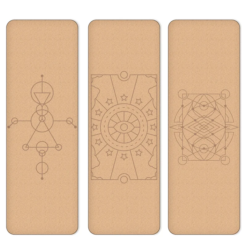 72*24 пробковый коврик для йоги из ТПЭ 183*61 см нескользящий с принтом домашний