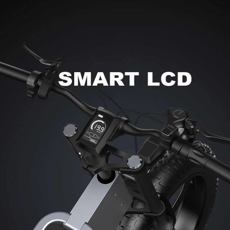 Электрический электровелосипед для езды по бездорожью 20-дюймовый Снежный