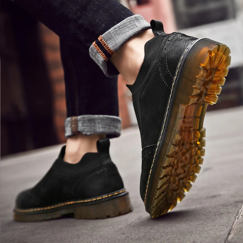 

Ботинки ocio, модная теннисная обувь, мужские кроссовки, повседневная обувь, Повседневные Дышащие Высокие туфли, популярная обувь на плоской ...