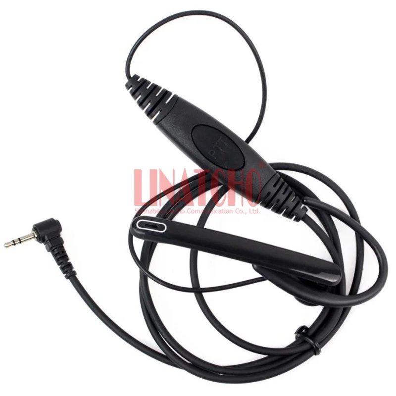 FR50 F60 FV200 FV200R walkie talkie new 1 2.5mm pin ear bar mic hands free ear loop headset