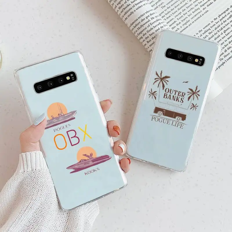 

JJ Rudy Pankow Outer Banks Phone Case Transparent For Samsung Galaxy A S 7 8 11 21 50 30 81 51 90 5G 20 E Ultra M60S