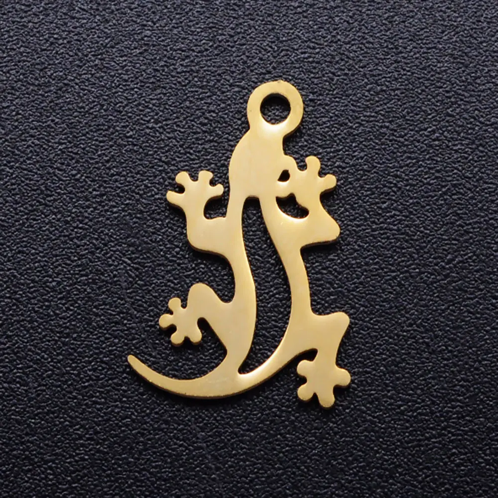 5pcs/lot Animal Cat Kitty DIY Charms - Stainless Steel Peacock Pendant Butterfly Dragonfly Bee Connectors - Wholesale and Durable Charm image 4