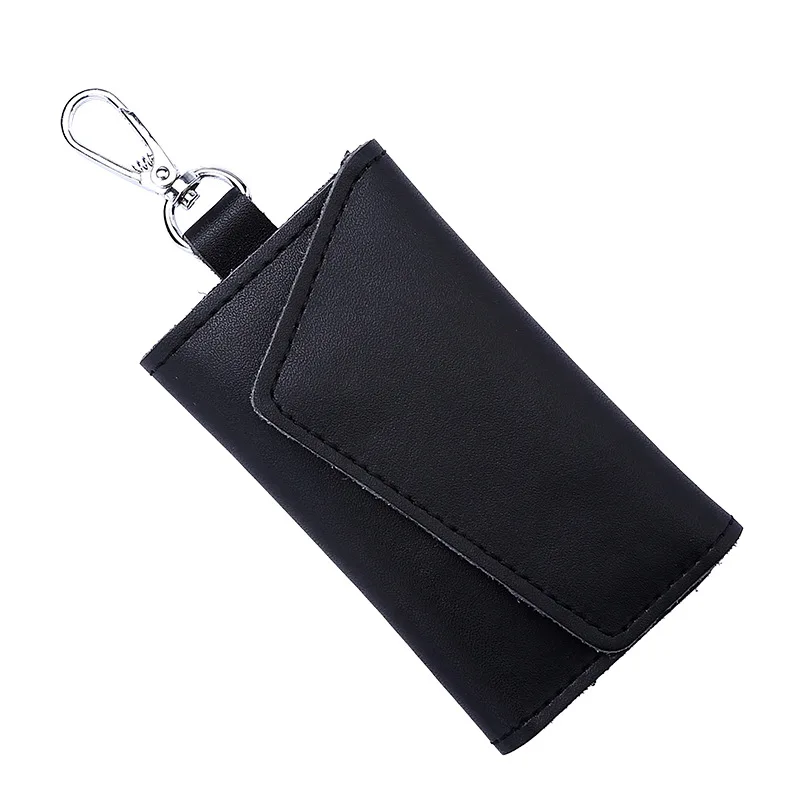 

Men Women Key Holder Organizer Pouch Pu Leather Keychain Car Key Wallet Purse Housekeeper Key Case Bag Pouch