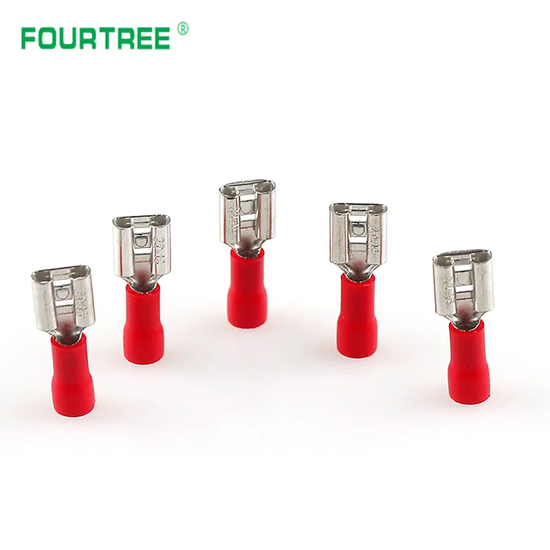 100 набор изолированных электрических обжимных клемм FDD + MDD мама папа Кабельный