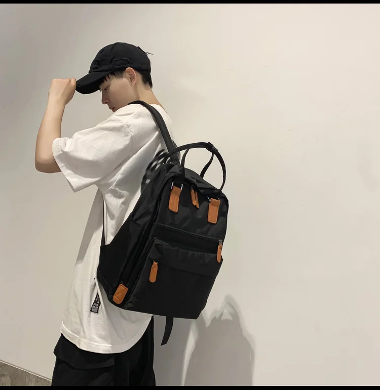 

YJ2354 2021 новый легкий школьный портфель для учеников младшей и старшей школы, женский модный повседневный мужской рюкзак