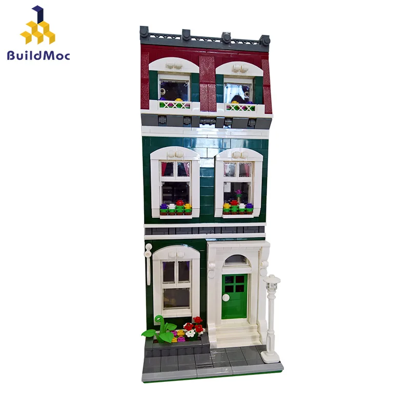 

New Street View Building Fortune Teller's House Funny Interesting MOC Model Building Blocks Educational Toys