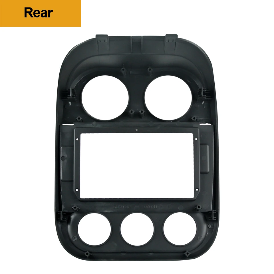 2/1DIN Car CD DVD Frame Audio Fitting Adaptor Dash Trim Facia Panel 10.1inch For JEEP COMPASS 2010-2015 Double Din Radio Player |