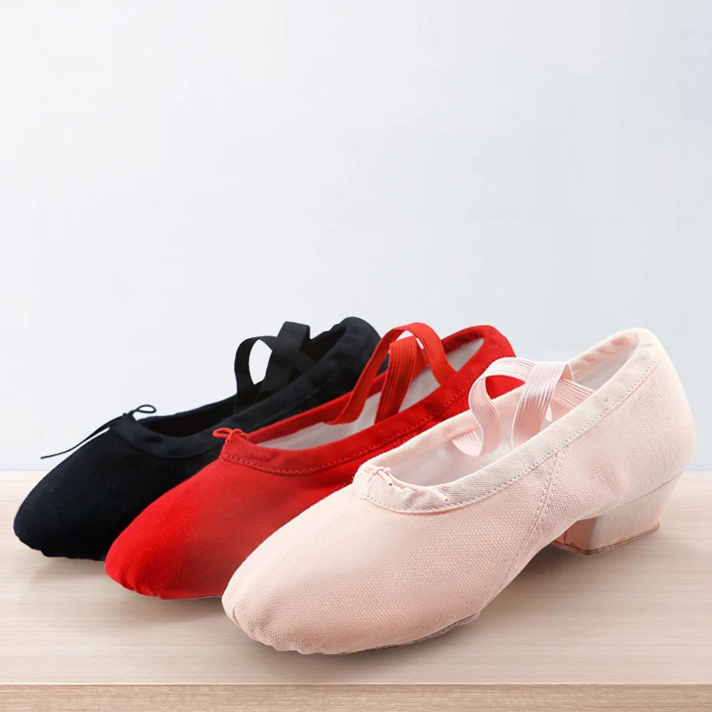 Балетки женские из хлопка и текстиля на мягкой подошве 3 5 см|ballet shoes|practice shoesballet women