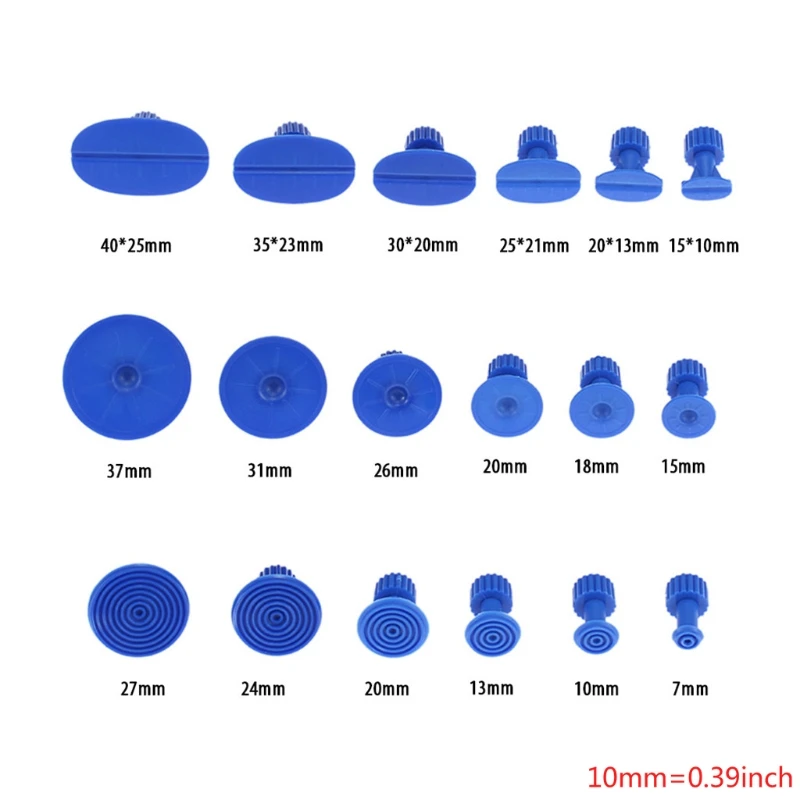 

T Shape Dent Puller Car Auto Body Repair Suction Cup Slide Repair Tool Kits Q9QD