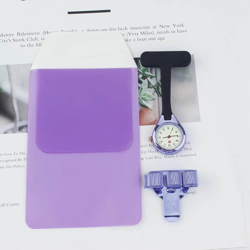 Силиконовые часы для медсестер карманные кварцевые докторские с