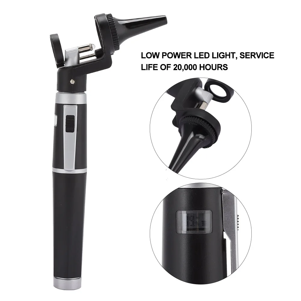 Увеличительная ручка офтальмоскоп медицинский отоскоп с фонариком для