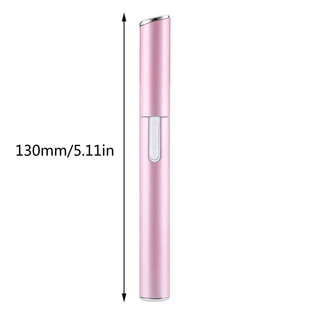 

Women's Electric Lady Shaver Portable Pink Stainless Steel Grooming Shaver Razor For Legs Eyebrow Shaper Trimmer Hair Remover