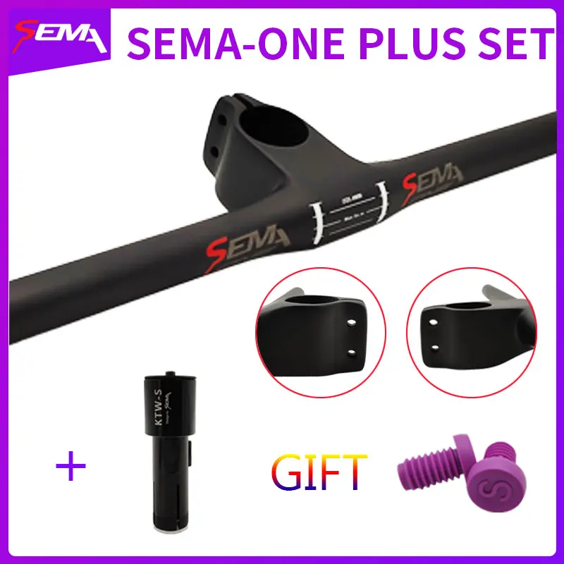 Велосипедный карбоновый руль SEMA углеродный интегрированный поручень и