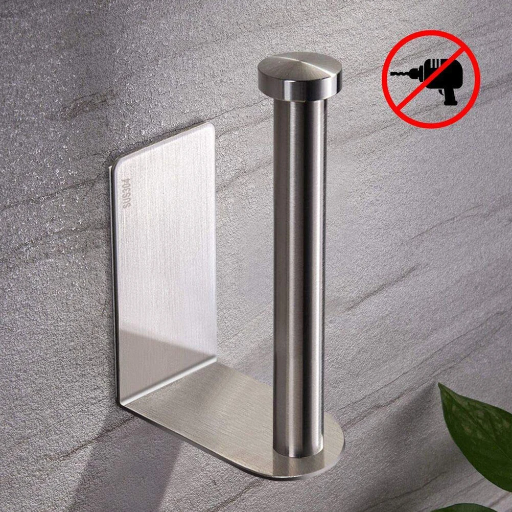 Настенный самоклеящийся держатель для кухонной ткани из нержавеющей стали