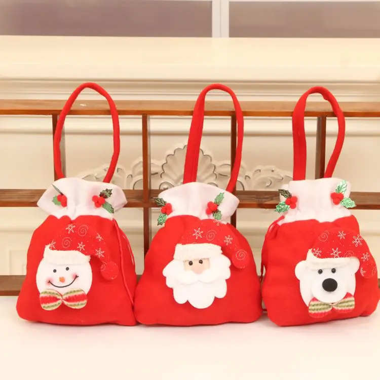 Рождественские конфетные подарочные украшения для сумок Рождественская