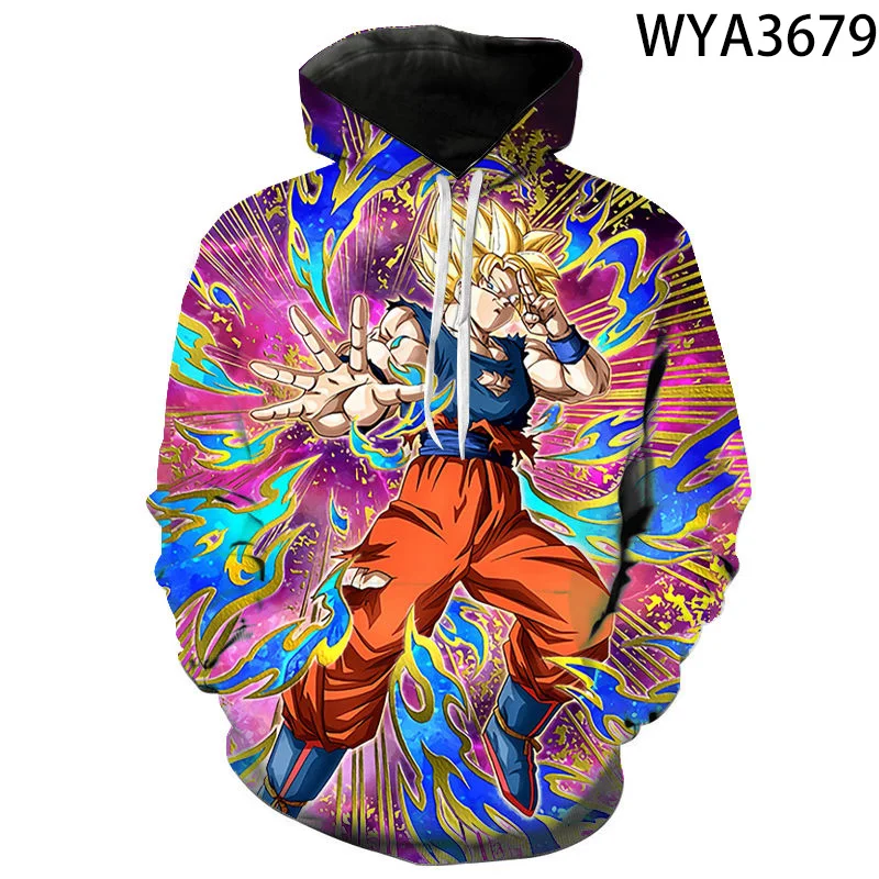 

Новинка 2020, модные повседневные комиксы Goku, толстовки для мужчин и женщин, Детские худи, уличный пуловер с 3D принтом, топы для мальчиков и дев...