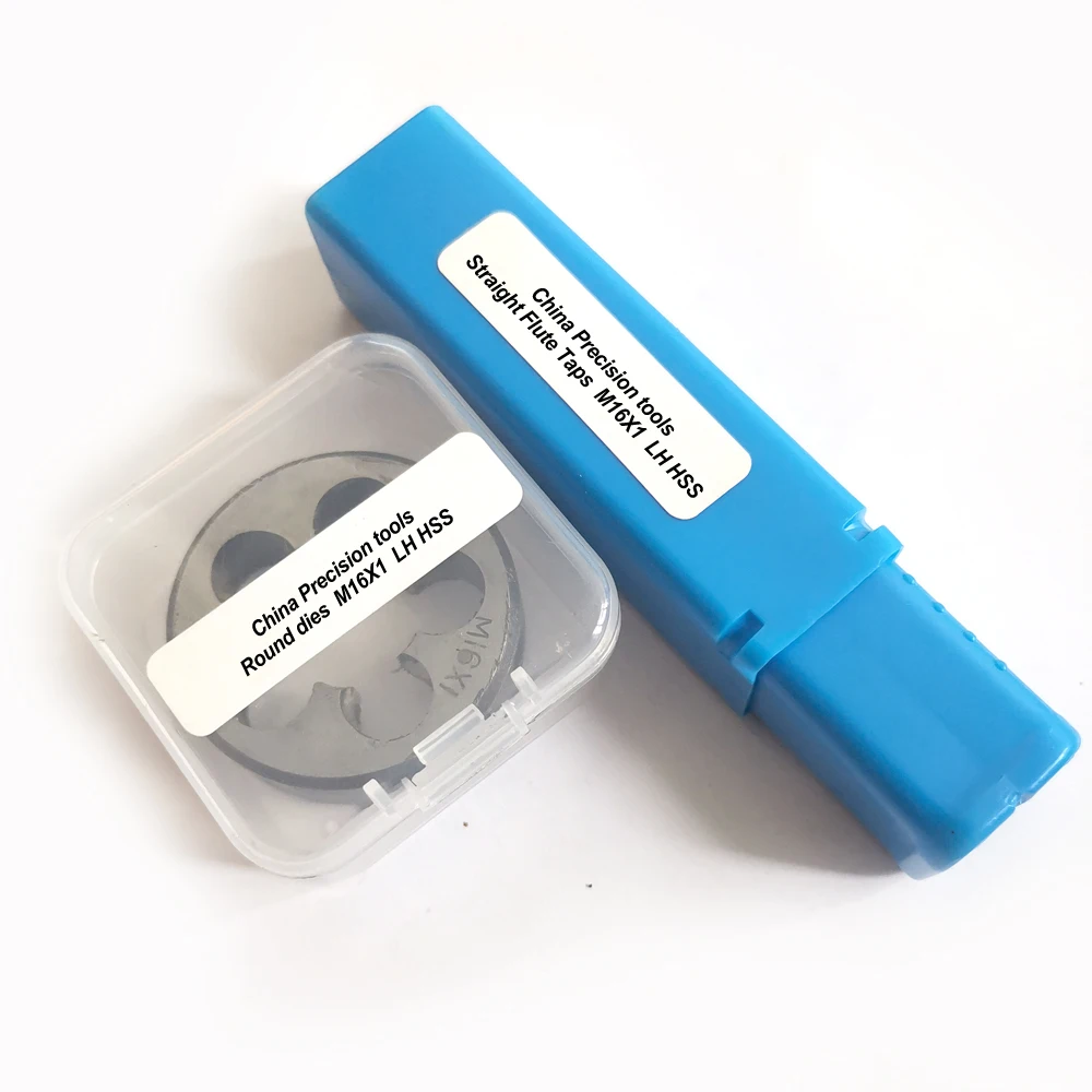 2 шт., набор метчиков с левой резьбой, M16, M16X2