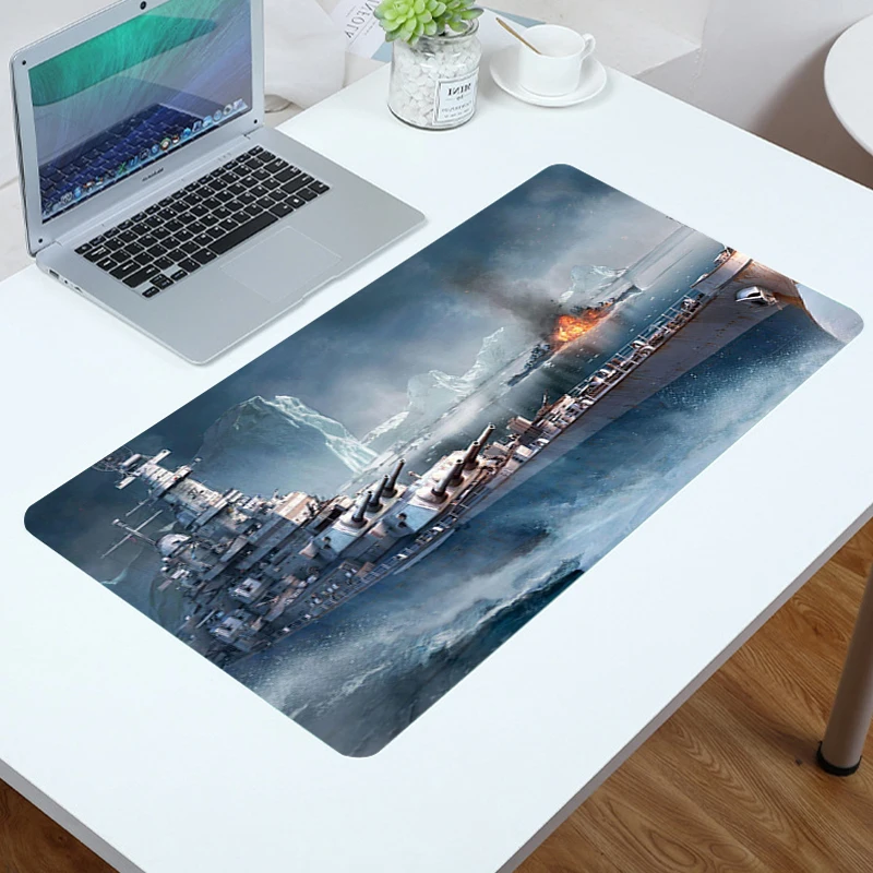 

Computer Mousepad Gamer World Of Warships Xxl Gaming Mouse Pad Pad for Mouse and Keyboard Gaming Mats for Pc Gamer Full Rugs Diy