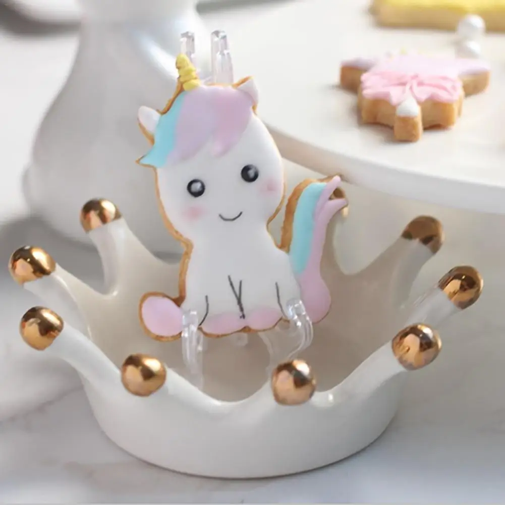 8 шт./компл. инновационные Единорог для нарезки печенья в виде DIY Fondant (сахарная)