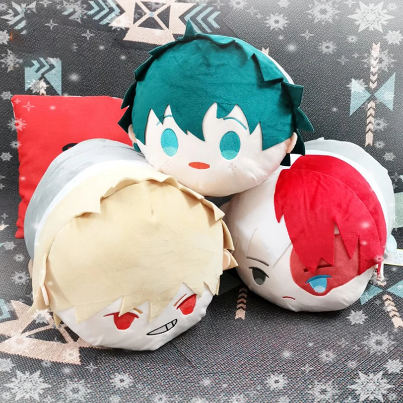 

40 см с героями из мультфильма «Мой герой плюшевая мягкая подушка Izuku Midoriya Bakugou Katsuki Todoroki рисунок мягкие милые куклы детские игрушки подарок