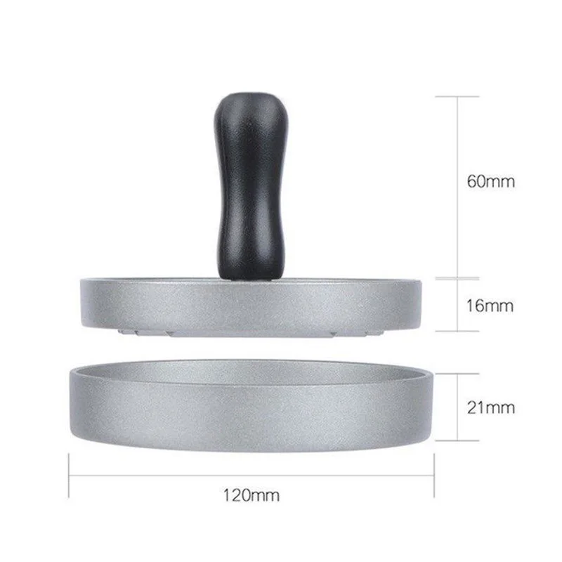 Алюминий сплав 11 см гамбургер Пресс круглый Форма мяса говядины гриль Пэтти