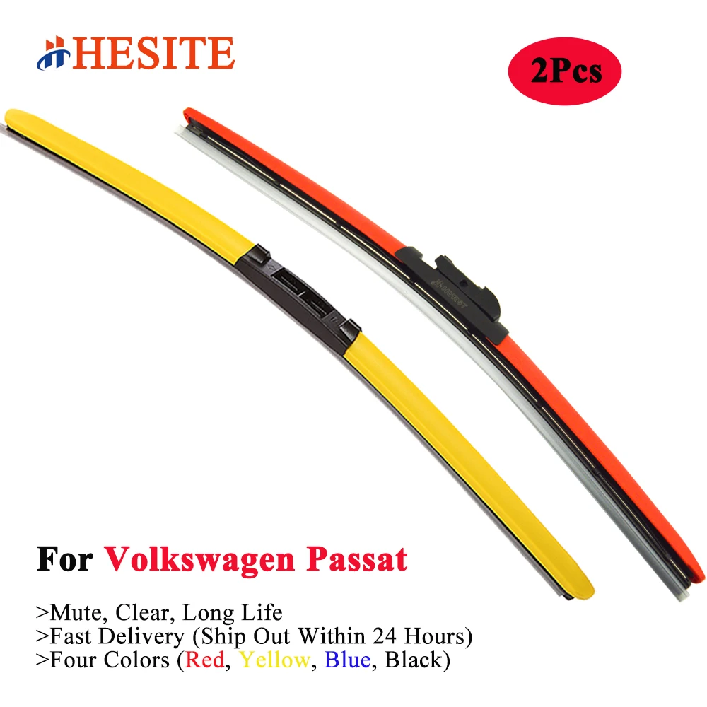 Разноцветные гибридные стеклоочистители HESITE для VW Passat 3B2 3B3 3C2 362 3G2 Alltrack вариант 365