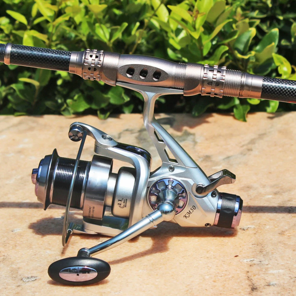 

Sougayilang 11+1BB Carp Fishing Reel Coil Wheel Spinning Fishing Reel 5.2:1 High Speed Fishing Reel Pesca