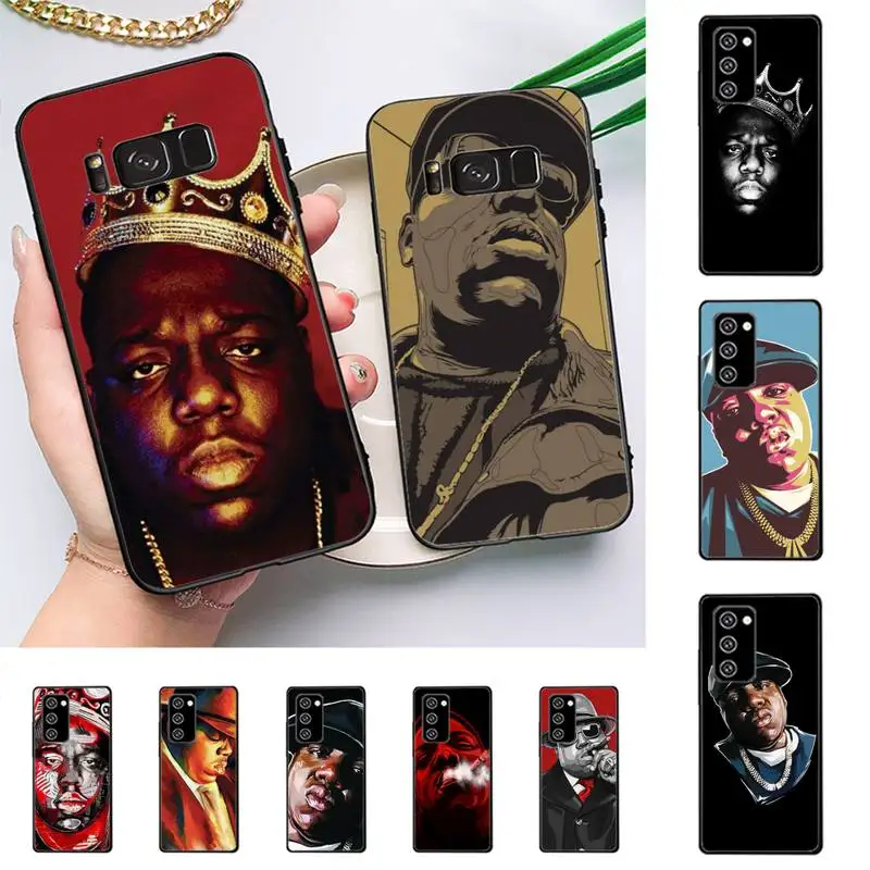 

Biggie Smalls Notorious BIG Art Phone Case For Samsung Galaxy Note 10Pro Note20ultra cover for note 20note 10lite M30S