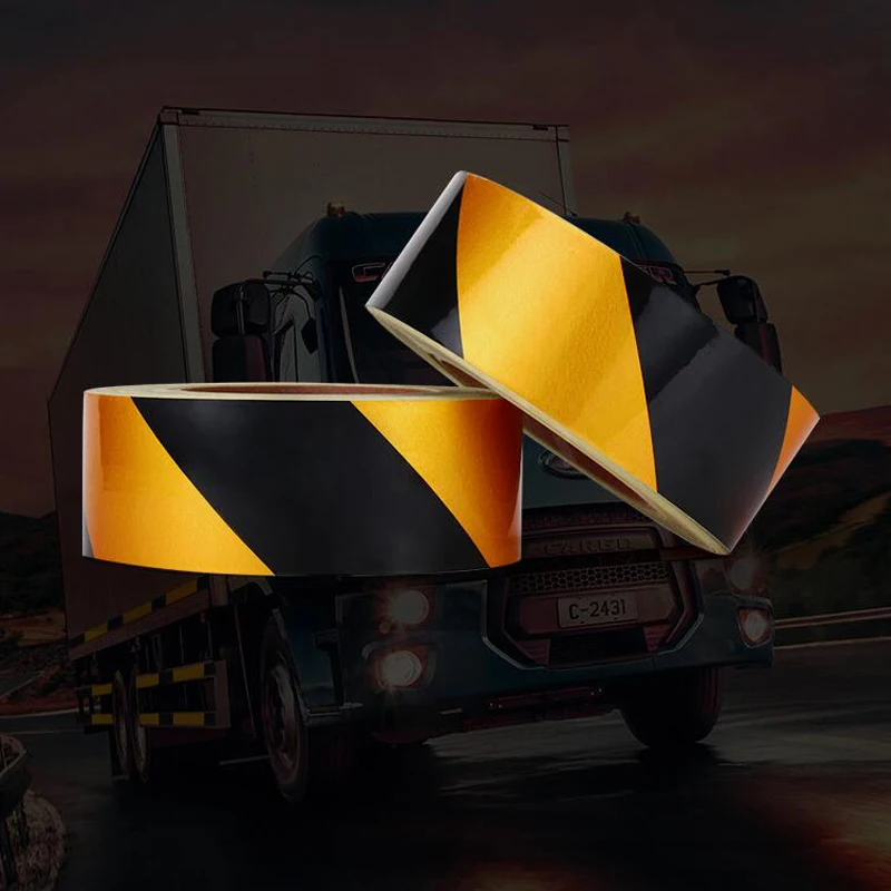 

Reflective Stickers Warning Strip-Style Decoration Film Safe Motorcycle Baby Car Reflect Road Safety Tape