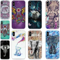 diy custom photo cover elephant animal cases for asus zenfone max pro m1 rog phone 2 6 5 5z 4 lite l1 shot plus m2 phone case