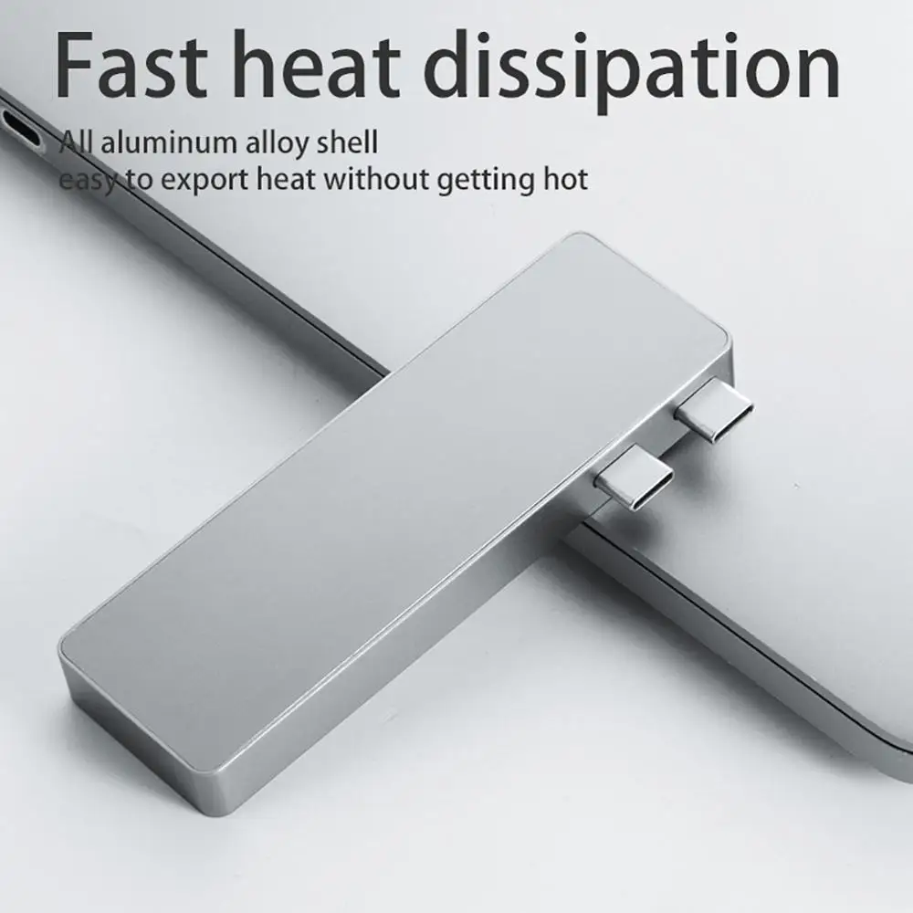 

New BRU Usb C Hub for Macbook Pro Adapter Usb Type C Hub 3.0 Tf Sd Reader Slot Pd for Macbook Pro/air 2020 USB Hubs