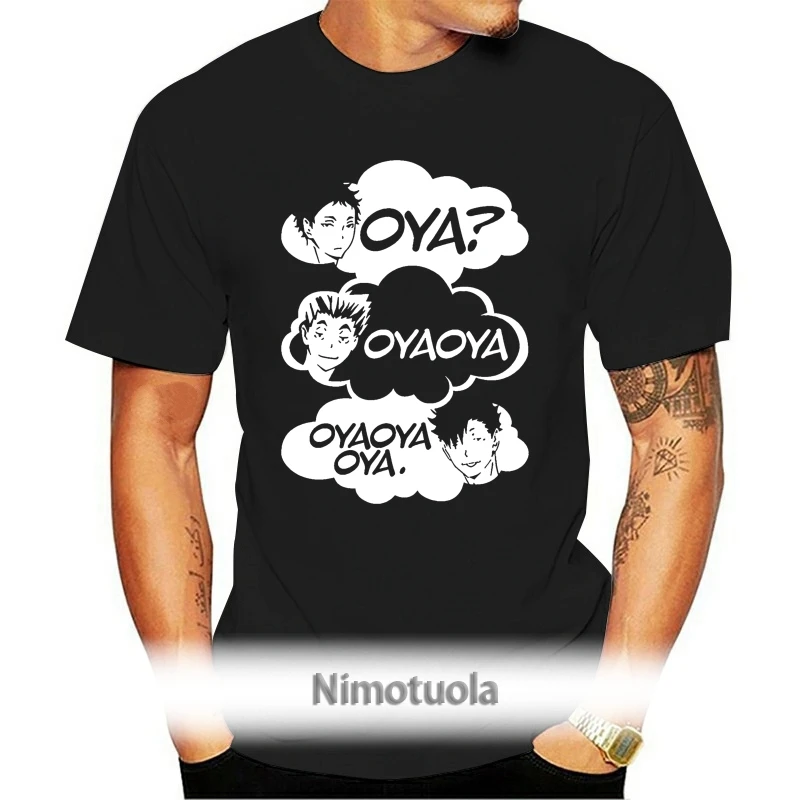 

Haikyuu Oya Haikyuu T Shirt Customized Short Sleeve S-XXXL Letters Gift Breathable Summer Standard Shirt