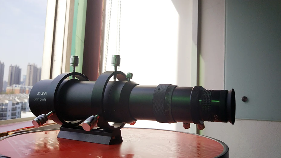 SVBONY 50 мм направляющая область Finderscope CCD изображение направляющая область w/кронштейн 1,25 ''двойной спиральный фокус для астрономии Монокуляр Telesc