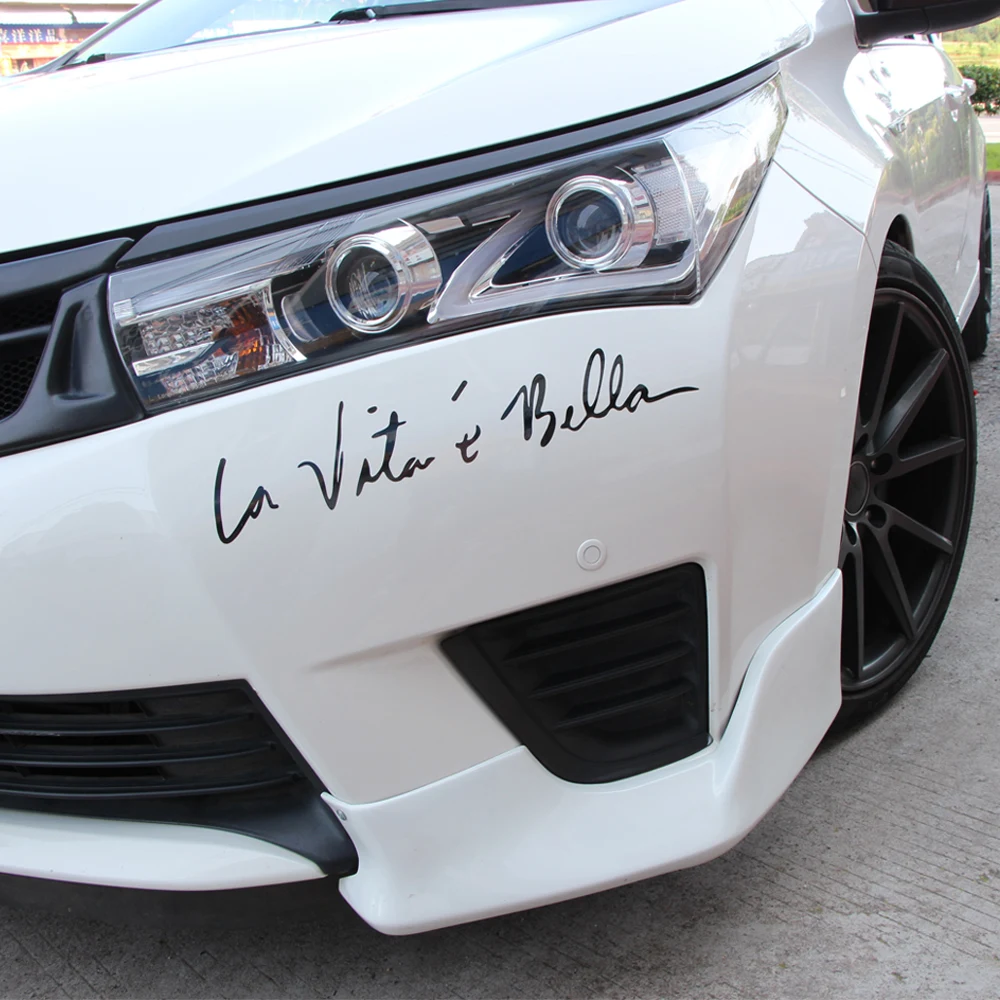 Наклейки на автомобиль наклейка 8 8*41 см Жизнь красивая для кузов Машины окно