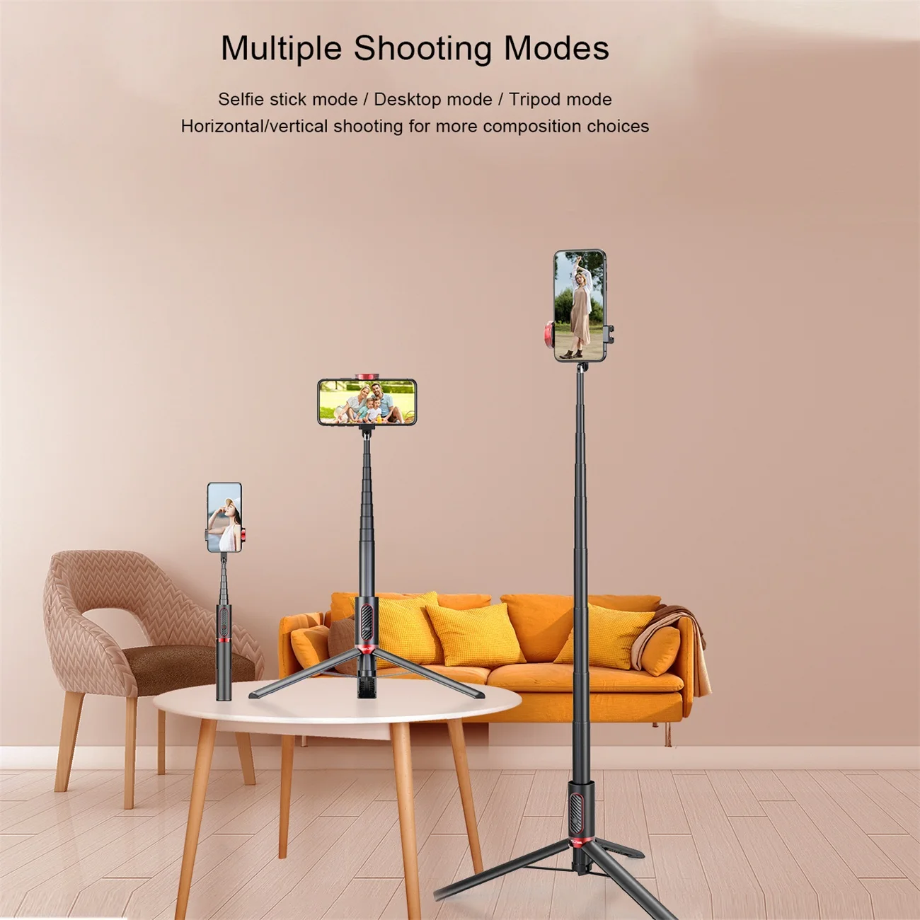 selfie stick tripod with remote 150cm wireless mini phone tripod foldable portable phone stand holder for ios android smartphone free global shipping