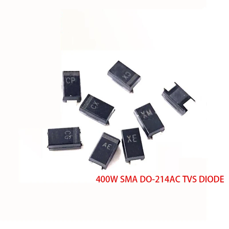 20 шт. 400 Вт SMA DO-214AC TVS DIODE SMAJ24A SMAJ30A SMAJ33A SMAJ36A SMAJ51A SMAJ58A SMAJ120A SMAJ170A